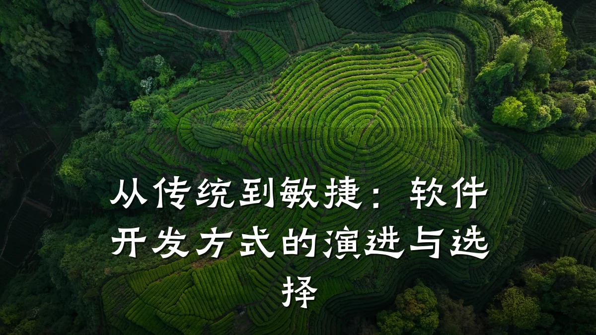 从传统到敏捷:软件开发方式的演进与选择