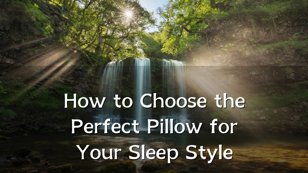 How to Choose the Perfect Pillow for Your Sleep Style