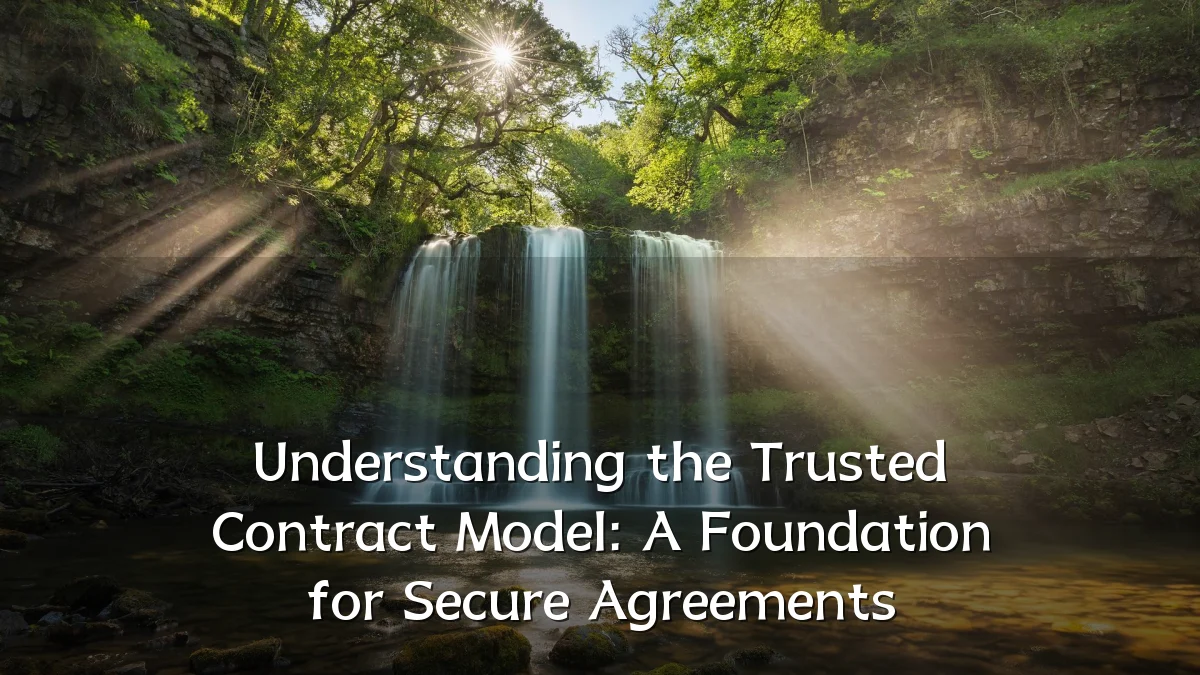 Understanding the Trusted Contract Model: A Foundation for Secure Agreements