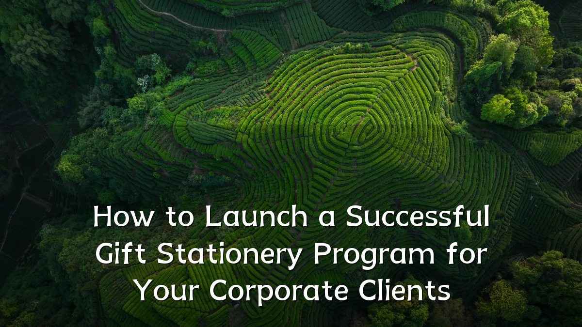 How to Launch a Successful Gift Stationery Program for Your Corporate Clients
