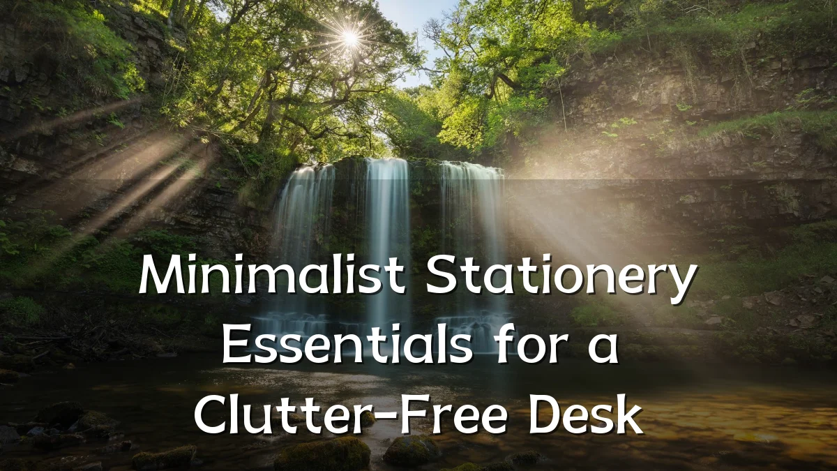 Minimalist Stationery Essentials for a Clutter-Free Desk