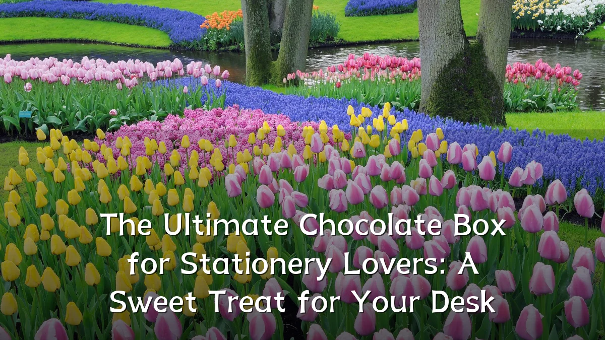 The Ultimate Chocolate Box for Stationery Lovers: A Sweet Treat for Your Desk