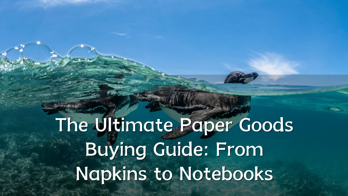 The Ultimate Paper Goods Buying Guide: From Napkins to Notebooks