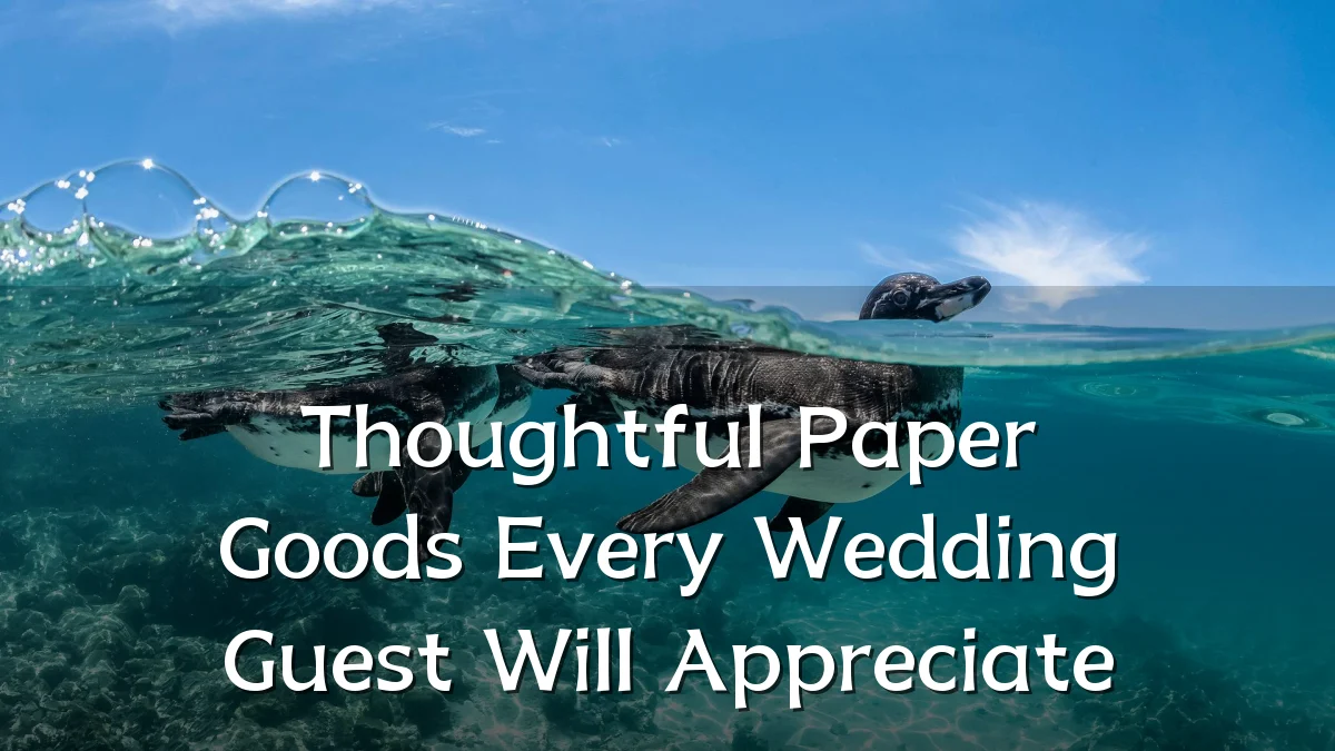 Thoughtful Paper Goods Every Wedding Guest Will Appreciate