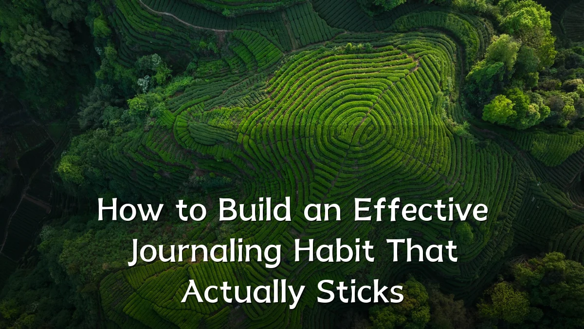 How to Build an Effective Journaling Habit That Actually Sticks