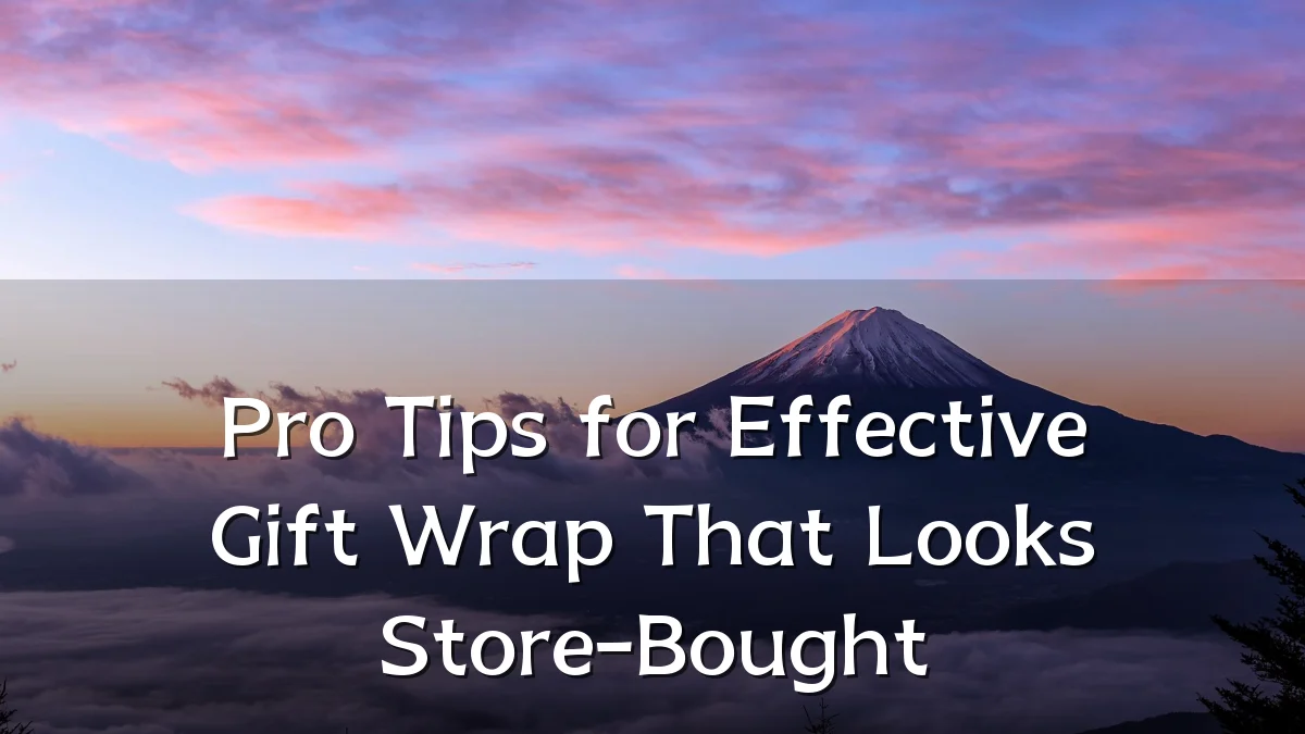 Pro Tips for Effective Gift Wrap That Looks Store-Bought
