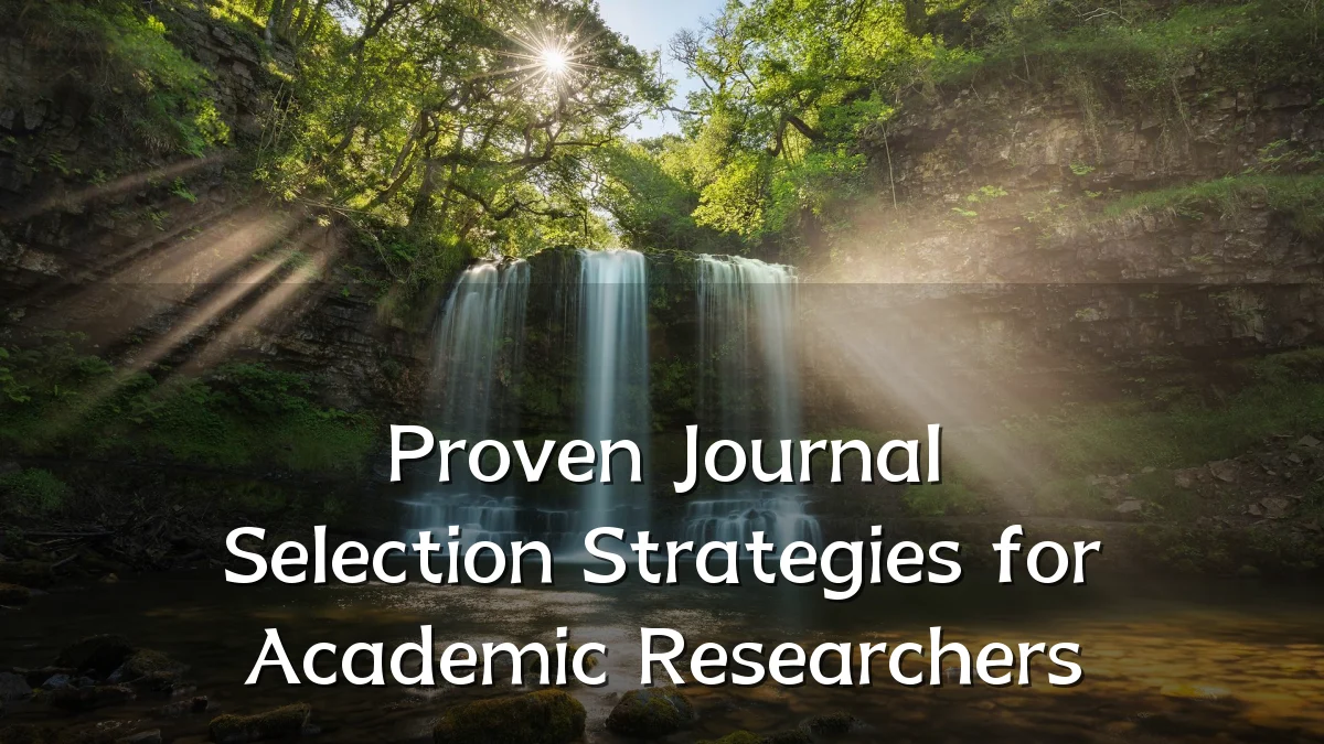 Proven Journal Selection Strategies for Academic Researchers